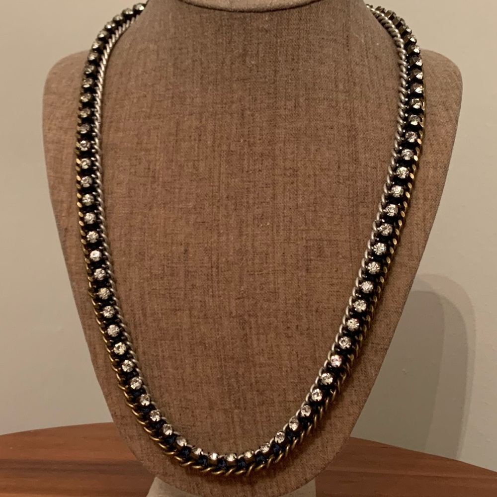 Stella and Dot mixed metal necklace. 25in